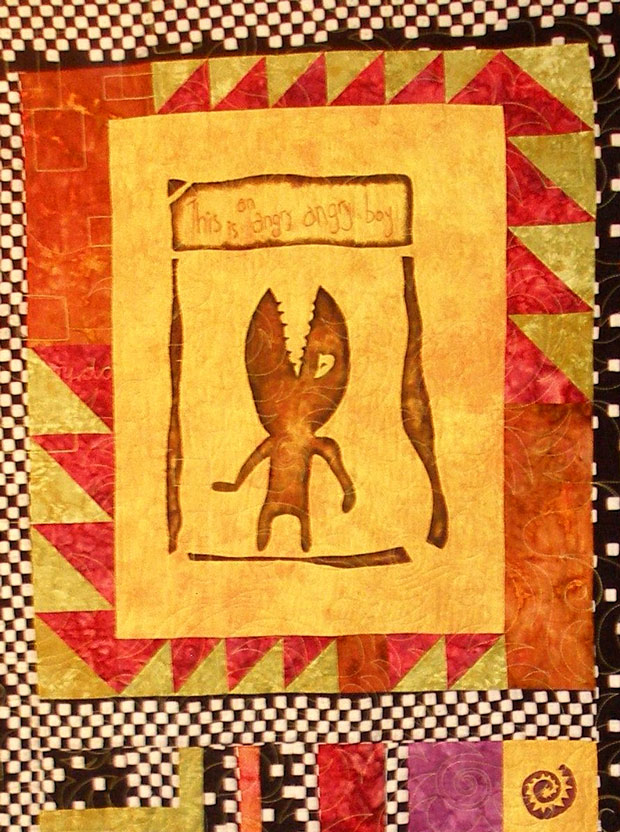 angry, angry boy detail