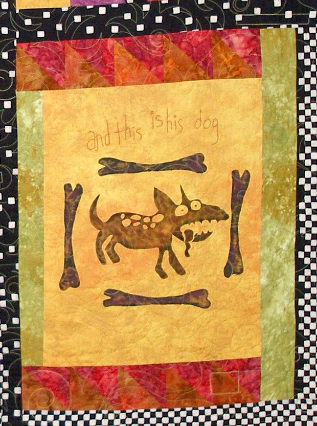 dog of angry, angry boy